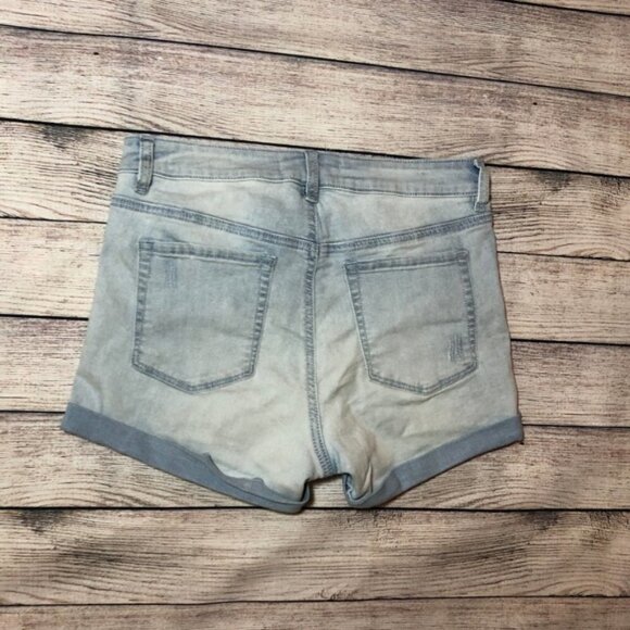 PacSun Super Stretch Shortie Denim Shorts Size 27 - Picture 4 of 4
